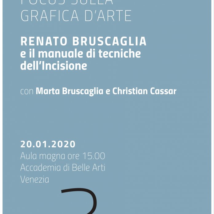 FOCUS SULLA GRAFICA D'ARTE - Renato Bruscaglia e il manuale di tecniche dell'incisione