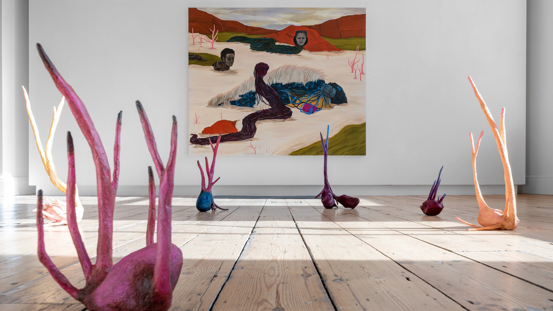 Tessa Mars - Your Presence Does Not Escape Me - Install view - Tiwani Gallery 2023 - Ph Deniz Guzel